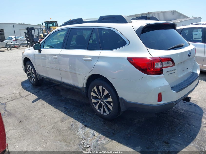 Vin: 4s4bsbnc9g3280037, lot: 46123219, subaru outback 2.5i limited 20163