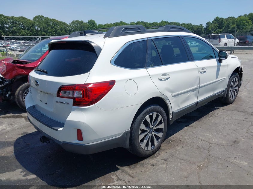 Vin: 4s4bsbnc9g3280037, lot: 46123219, subaru outback 2.5i limited 20164