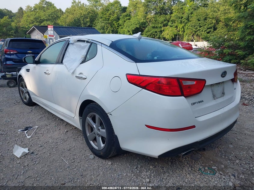 Vin: 5xxgm4a72fg370881, lot: 46123239, kia optima lx 20153