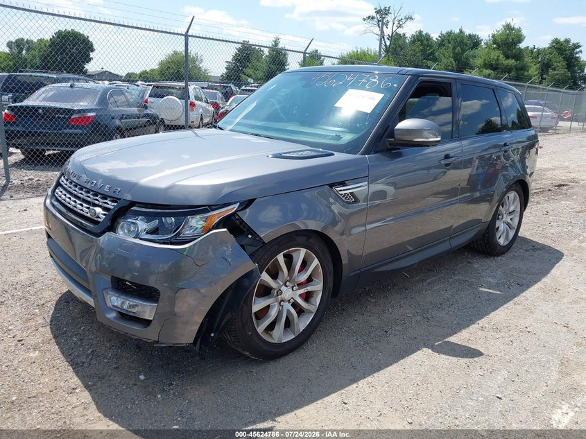 Vin: salwr2tf6fa528486, lot: 46123252, land rover range rover sport 5.0l v8 supercharged 20152