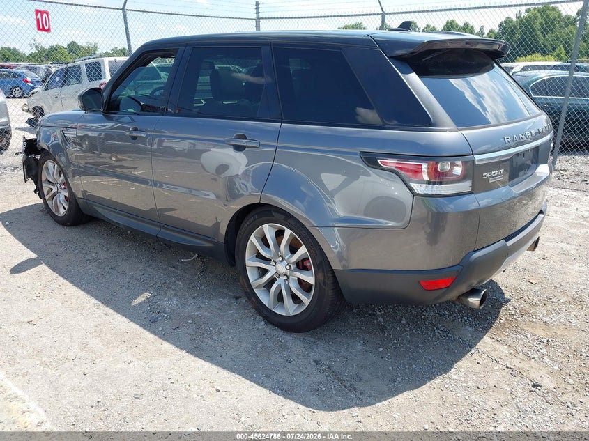 Vin: salwr2tf6fa528486, lot: 46123252, land rover range rover sport 5.0l v8 supercharged 20153