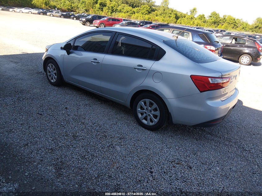 Vin: knadm4a31f6529370, lot: 46123276, kia rio lx 20153