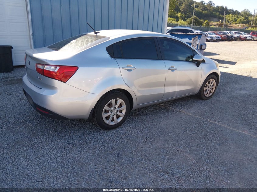 Vin: knadm4a31f6529370, lot: 46123276, kia rio lx 20154