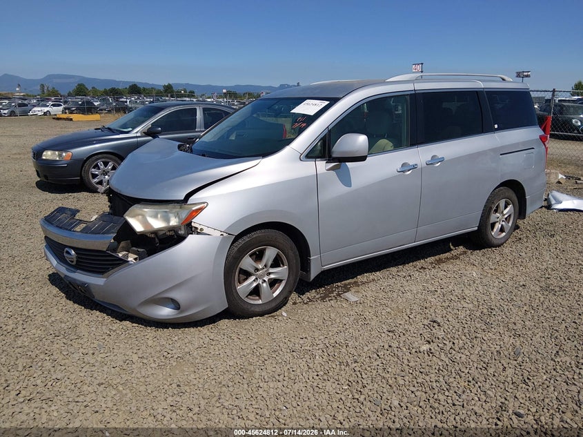 Vin: jn8ae2kp5c9035830, lot: 46123278, nissan quest sv 20122