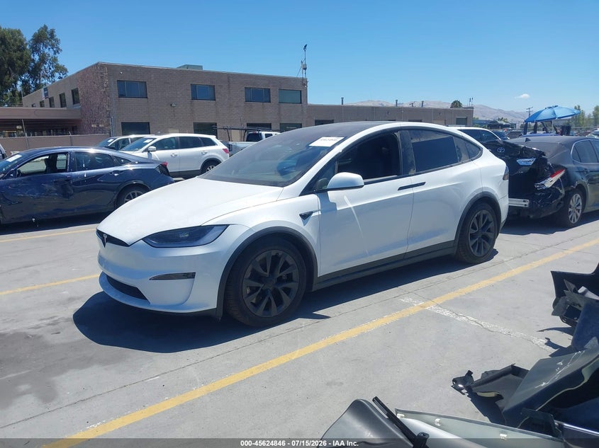 2023 Tesla Model X, Biohazard, IAAI, VIN 7SAXCBE59PF411630 — photo 2