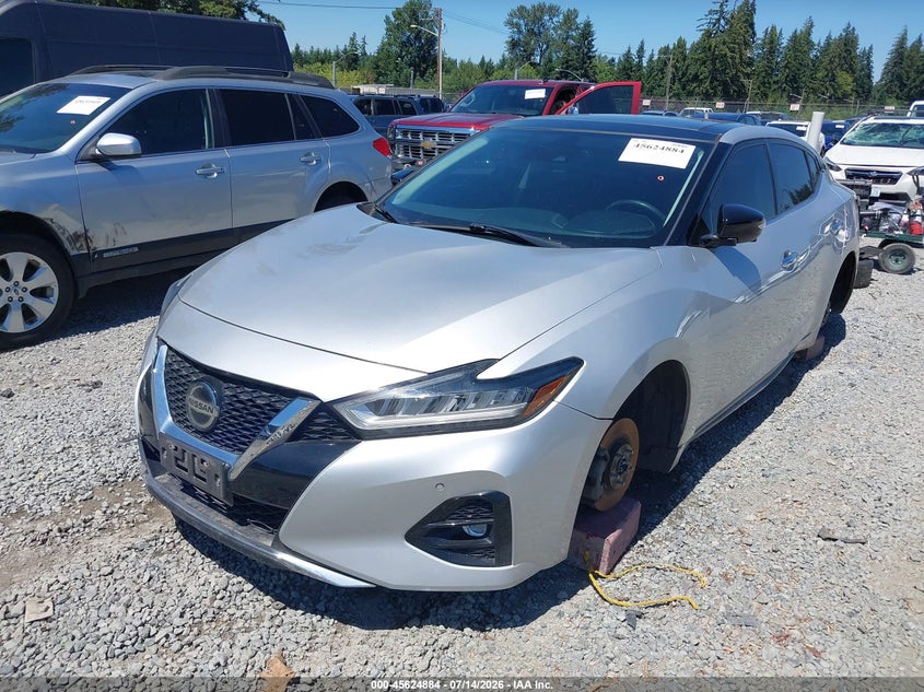 Vin: 1n4aa6fv0lc364628, lot: 46123350, nissan maxima platinum xtronic cvt 20202