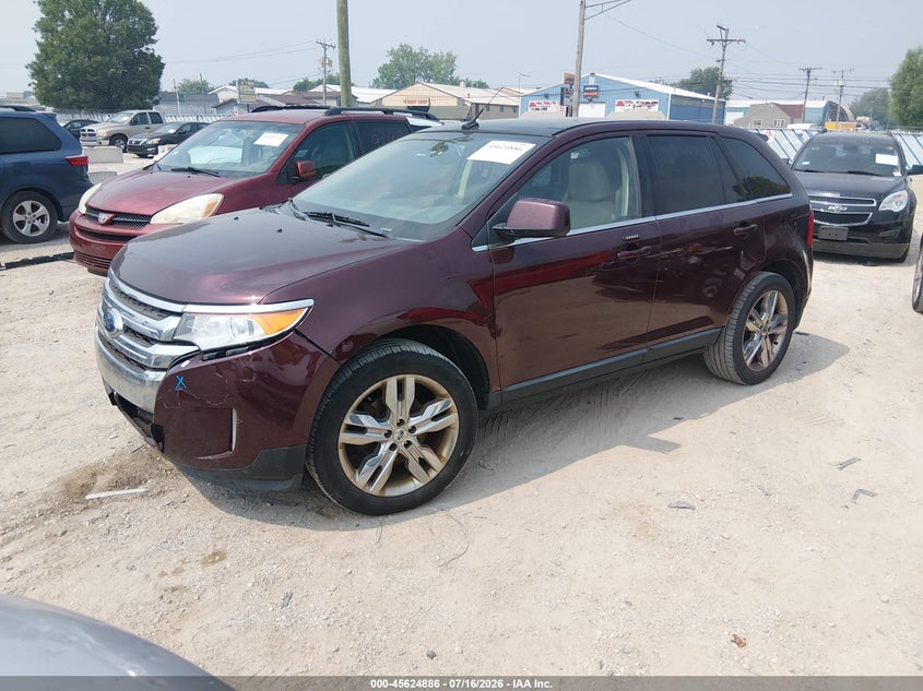 Vin: 2fmdk3kc0bba75296, lot: 46123352, ford edge limited 20112