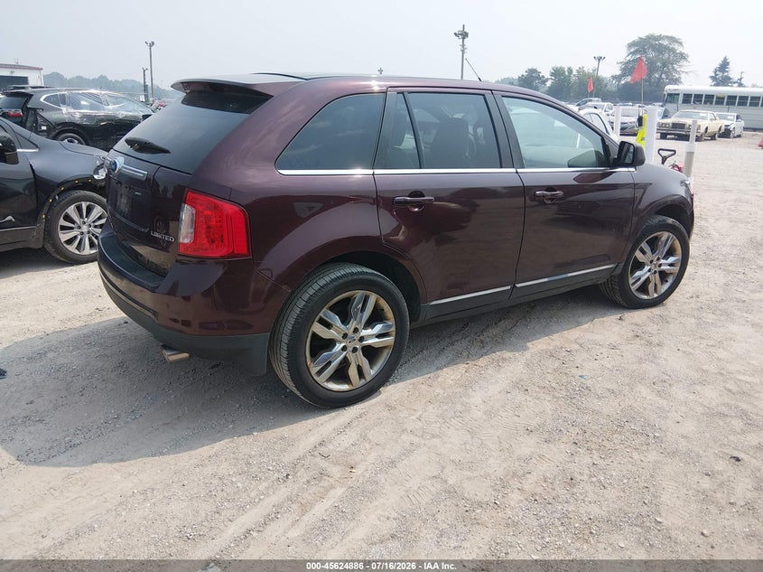 Vin: 2fmdk3kc0bba75296, lot: 46123352, ford edge limited 20114