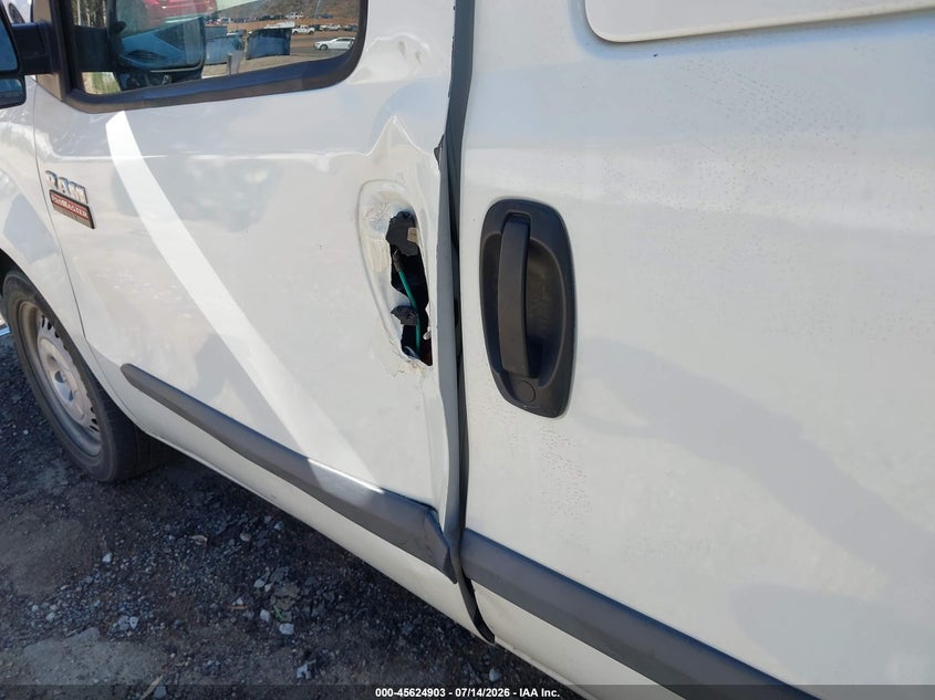 2022 Ram Promaster City Cargo Van VIN: ZFBHRFABXN6X50332 Lot: 45624903