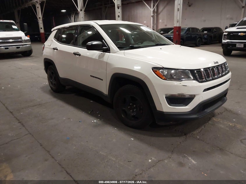 Vin: 3c4njcab8jt328467, lot: 46123372, jeep compass sport fwd 2018 img_1