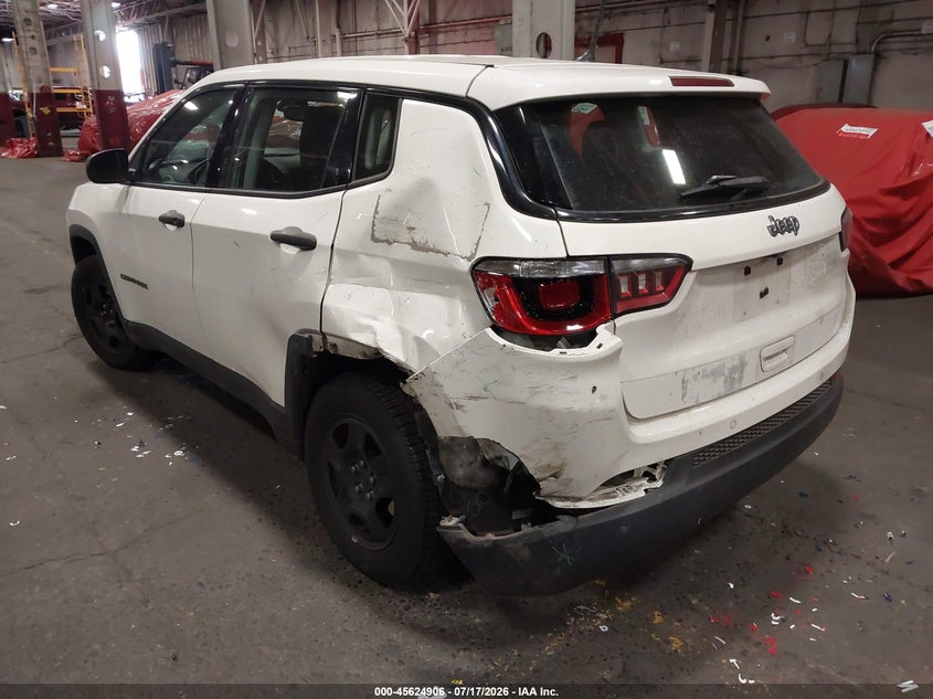 2018 Jeep Compass Sport Fwd VIN: 3C4NJCAB8JT328467 Lot: 45624906
