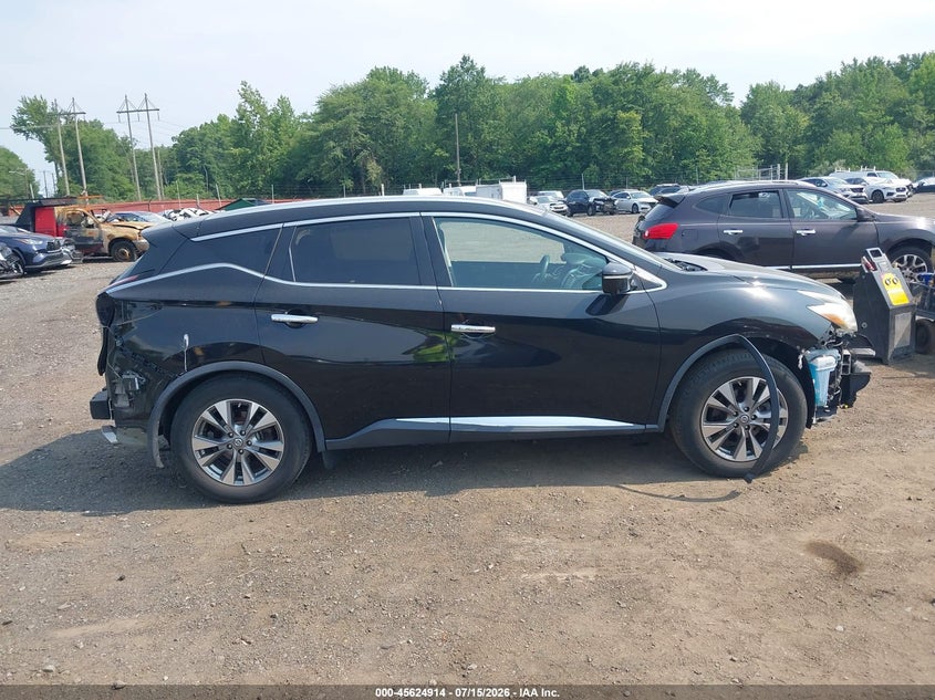 2015 Nissan Murano Sl VIN: 5N1AZ2MH3FN243279 Lot: 45624914