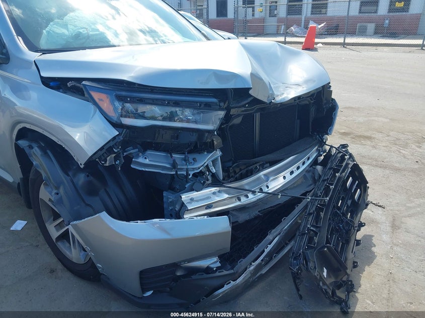 2026 Honda Pilot Ex-L VIN: 5FNYG2H41TB004601 Lot: 45624915