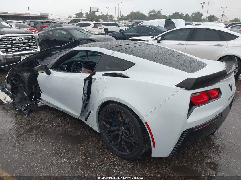 Vin: 1g1y12d75j5300438, lot: 46123385, chevrolet corvette grand sport 20183