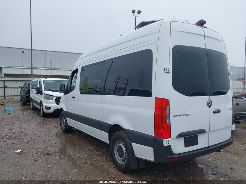 2025 Mercedes-Benz Sprinter 2500 Standard Roof 4-Cyl Diesel VIN: W1Z4KFHY6SP804894 Lot: 45624945