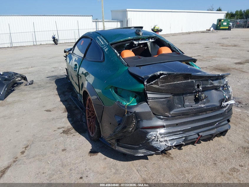 Vin: wbs43az00ncj20140, lot: 46123414, bmw m4 competition xdrive 20223