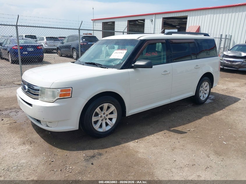 Vin: 2fmgk5bc4aba34502, lot: 46123427, ford flex se 20102