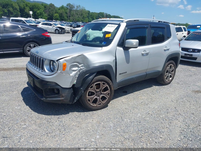2017 Jeep Renegade, Biohazard, IAAI, VIN ZACCJBDB8HPF42888 — photo 2