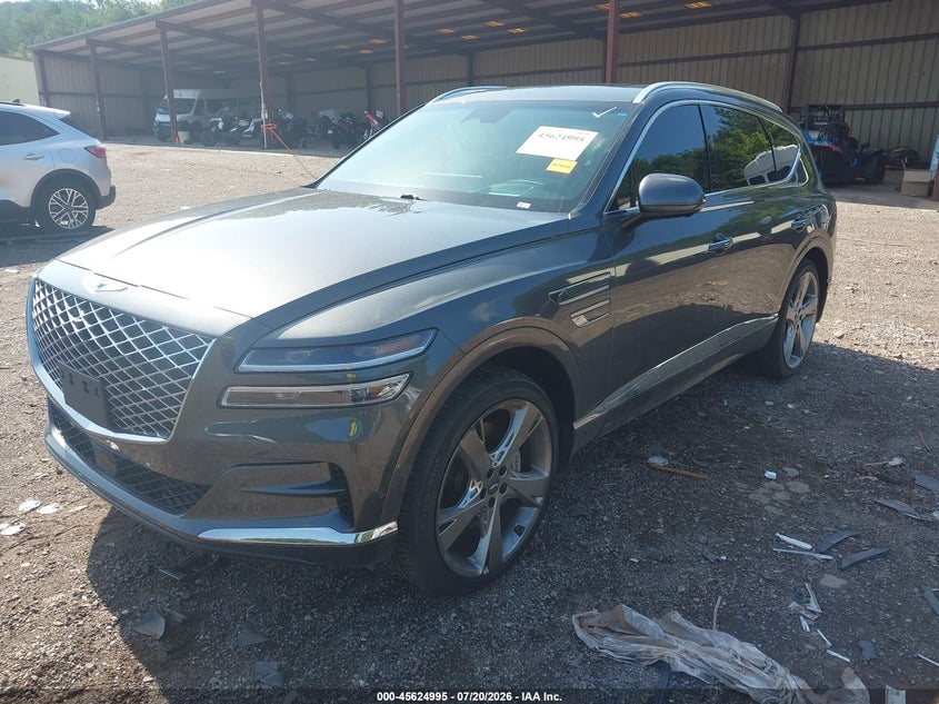 Vin: kmuhbdsb2nu099226, lot: 46123461, genesis gv80 2.5t awd 20222