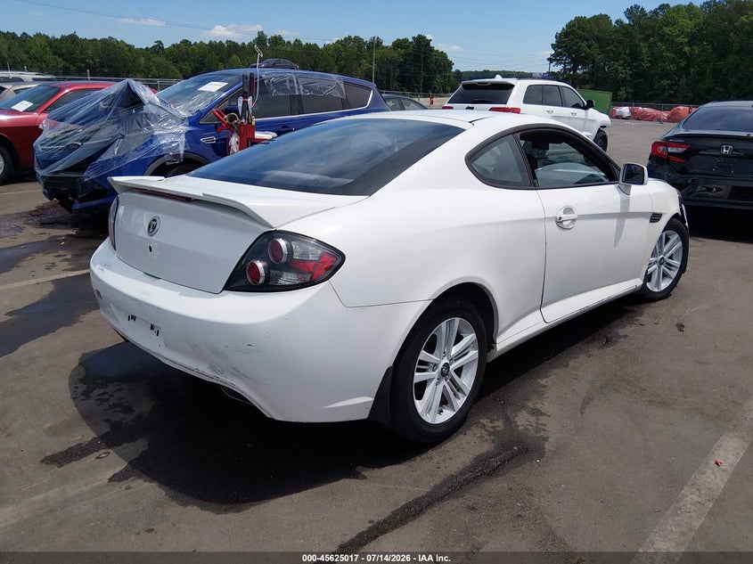 HYUNDAI TIBURON 2007 VIN KMHHM66D17U255775