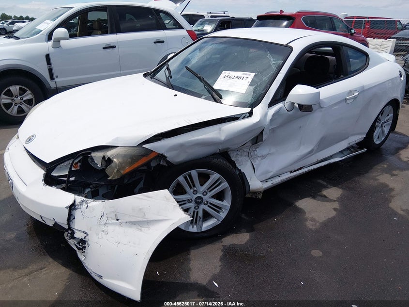 2007 Hyundai Tiburon Gs VIN: KMHHM66D17U255775 Lot: 45625017
