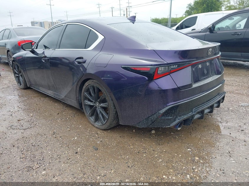 Vin: jthgz1b28m5039497, lot: 46123489, lexus is 350 f sport 20213