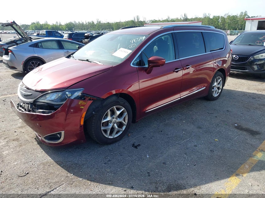 Vin: 2c4rc1eg0hr684074, lot: 46123490, chrysler pacifica touring-l plus 20172