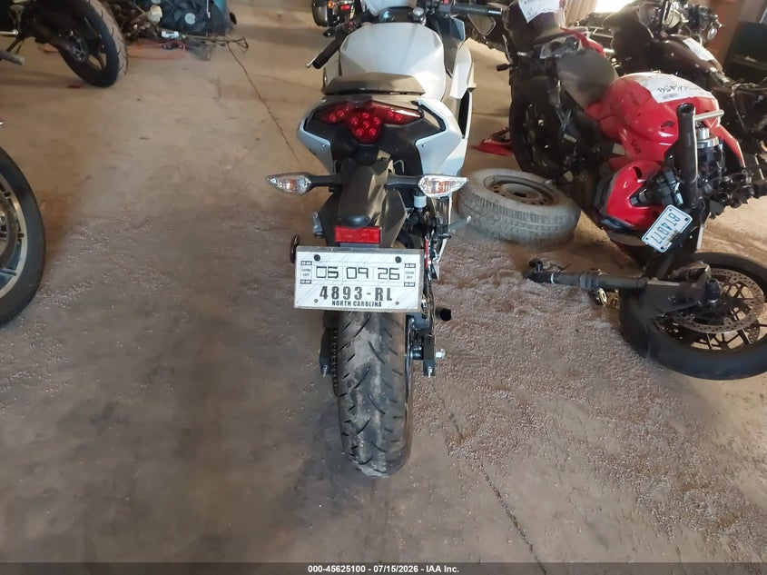 2025 Kawasaki Ex500 VIN: ML5EXGG11SDA61505 Lot: 45625100