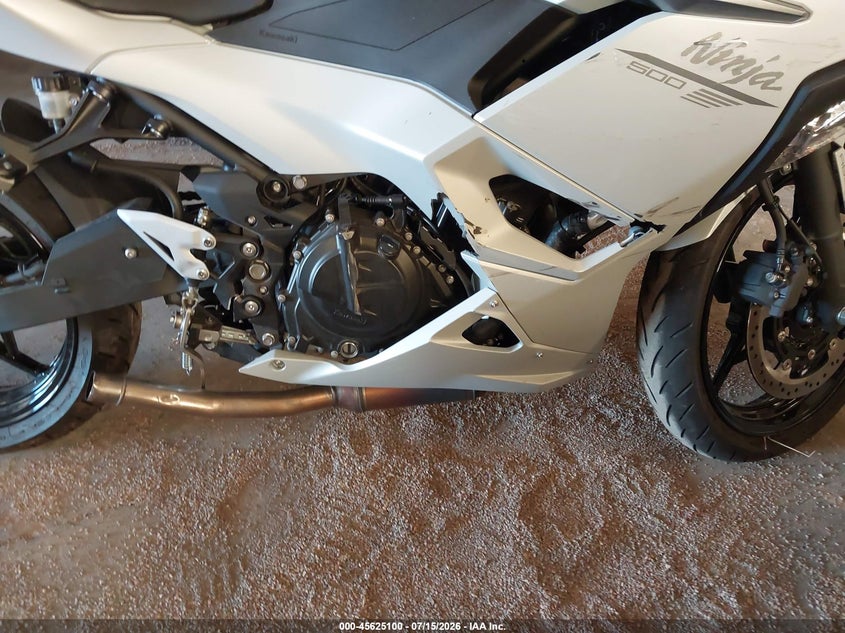 2025 Kawasaki Ex500 VIN: ML5EXGG11SDA61505 Lot: 45625100