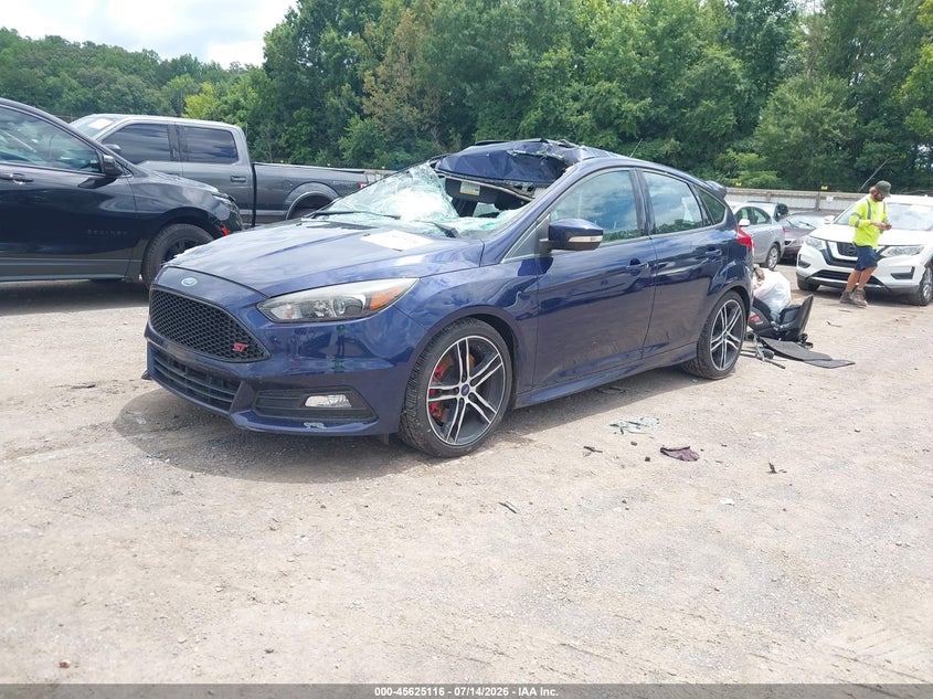 Vin: 1fadp3l91hl312563, lot: 46123582, ford focus st 20172