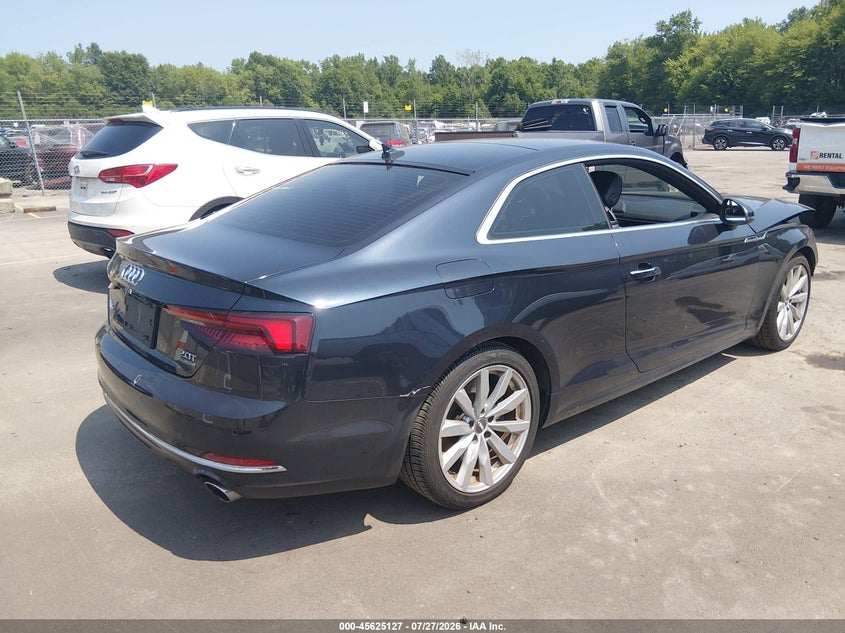 Vin: waupnaf58ja057824, lot: 46123593, audi a5 2.0t premium 20184