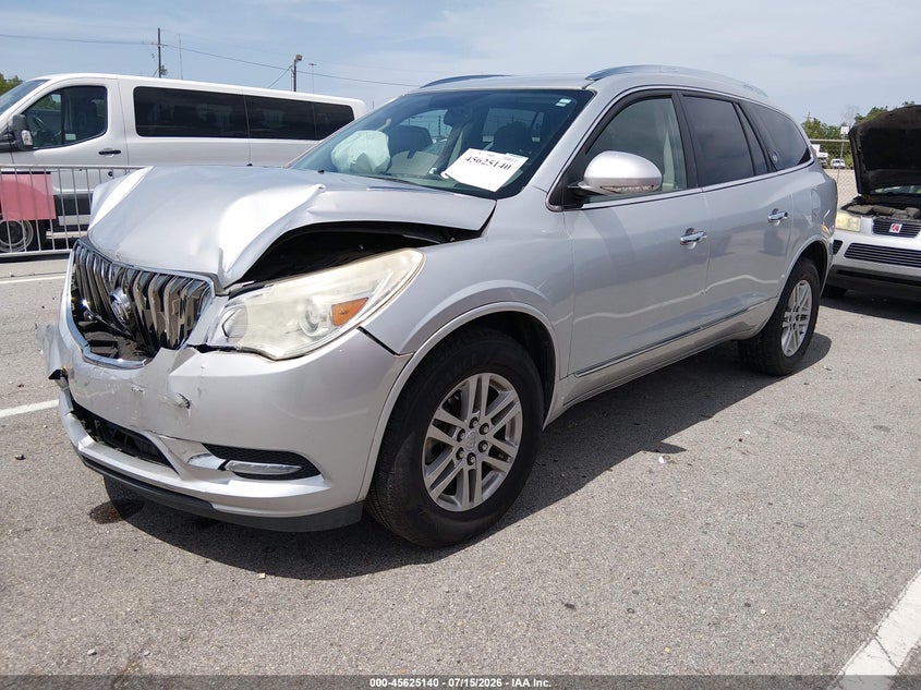 Vin: 5gakrakd6fj380017, lot: 46123606, buick enclave convenience 20152