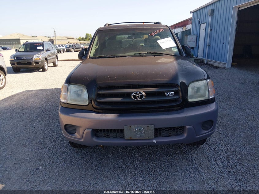 2001 Toyota Sequoia Sr5 V8 VIN: 5TDBT44A31S031493 Lot: 45625149