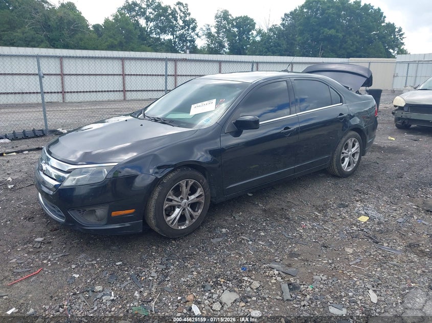 Vin: 3fahp0ha6cr441315, lot: 46123625, ford fusion se 20122