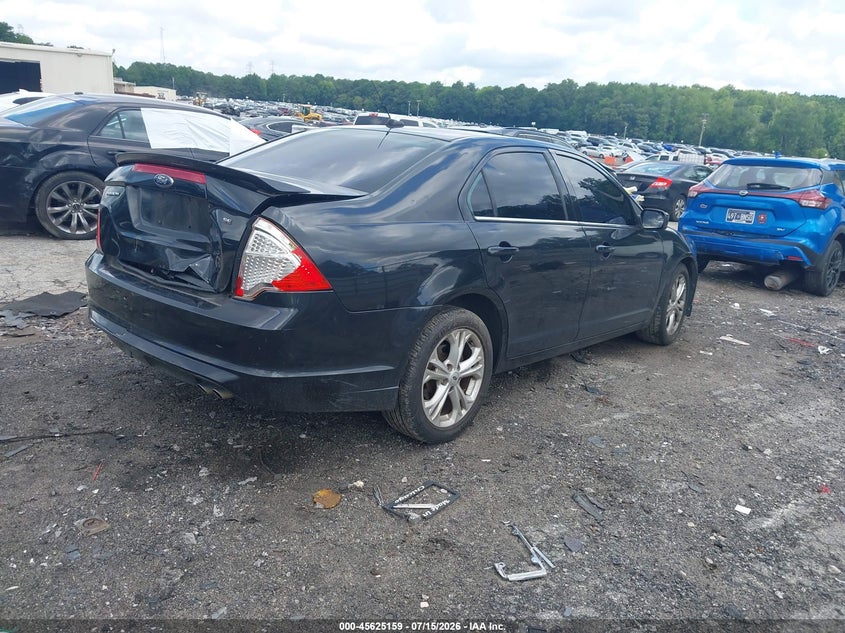 Vin: 3fahp0ha6cr441315, lot: 46123625, ford fusion se 20124
