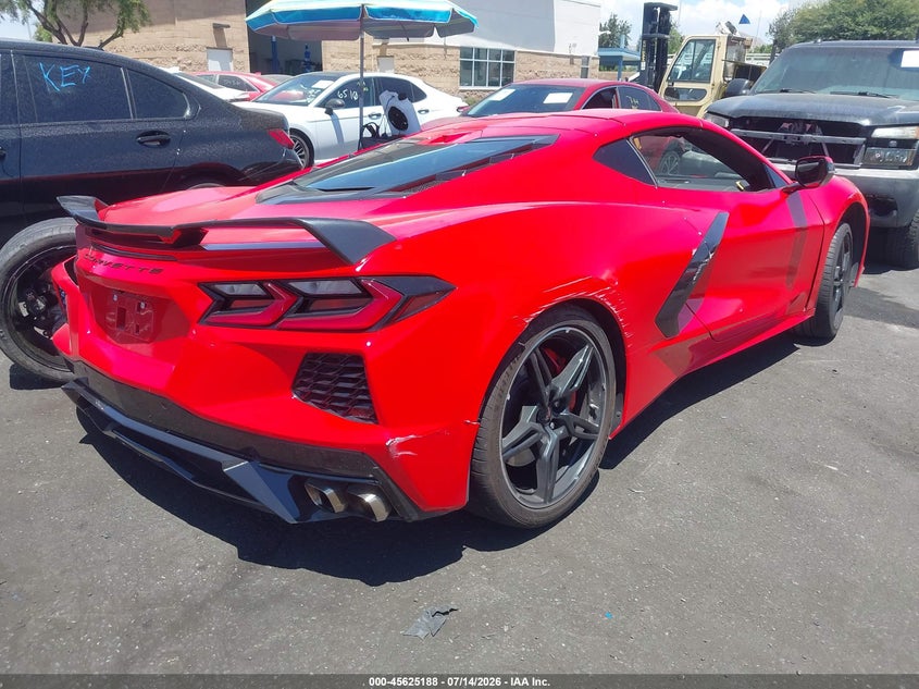 Vin: 1g1yb2d49m5109600, lot: 46123654, chevrolet corvette stingray rwd  2lt 20214