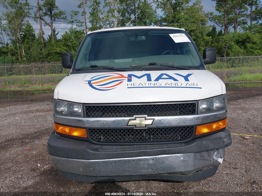 2019 Chevrolet Express 2500 Work Van VIN: 1GCWGAFG4K1358859 Lot: 45625274