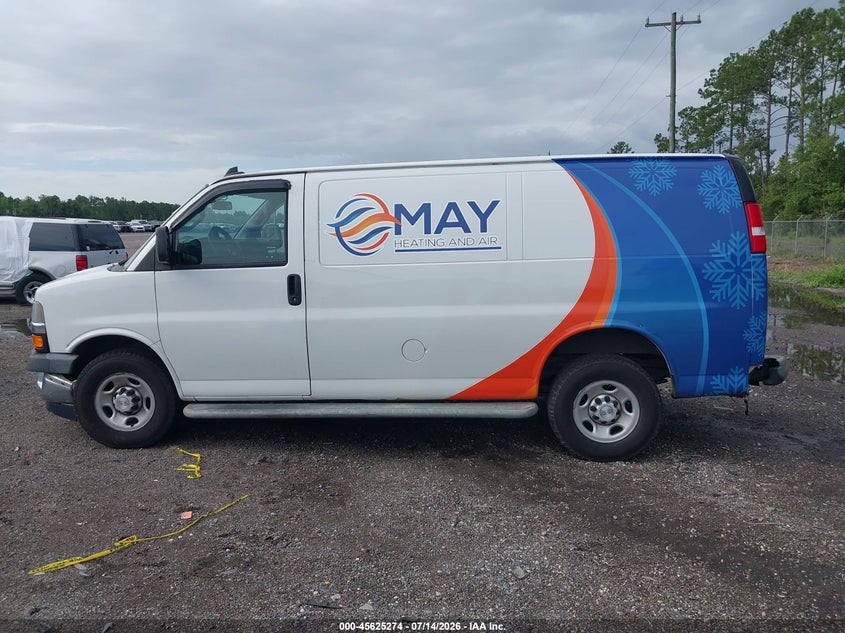 2019 Chevrolet Express 2500 Work Van VIN: 1GCWGAFG4K1358859 Lot: 45625274