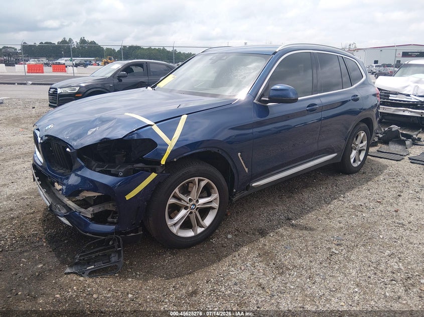 2020 BMW X3 auction photo 2