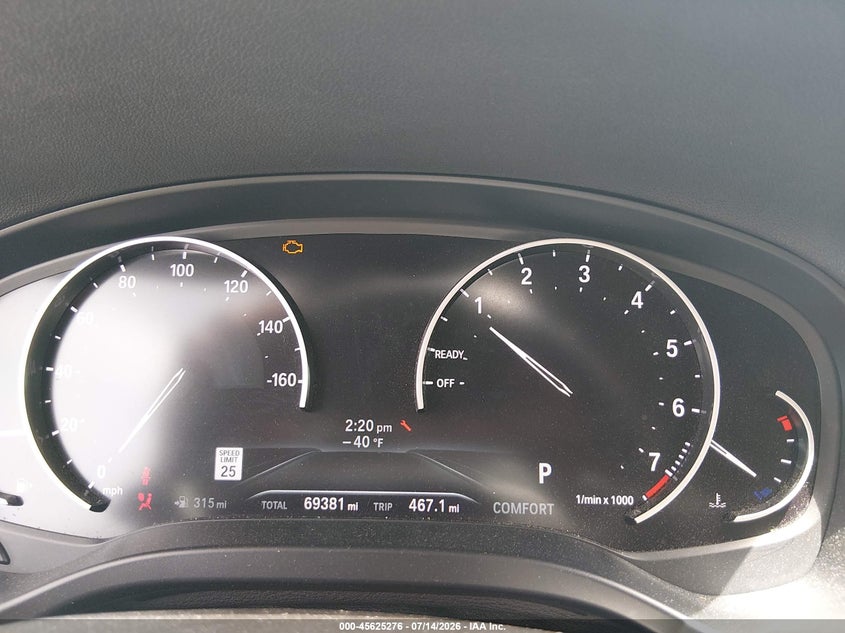 2020 BMW X3 auction photo 7