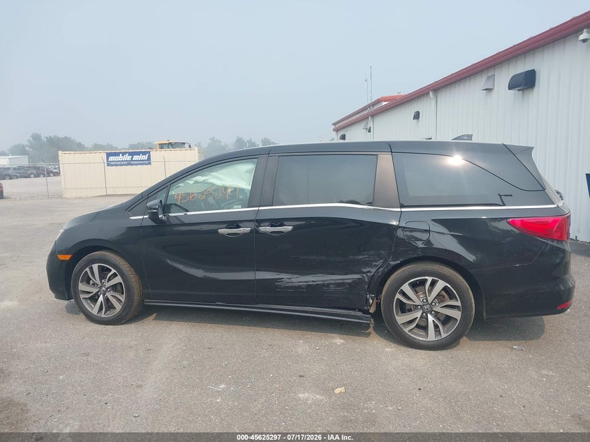 2022 Honda Odyssey Touring VIN: 5FNRL6H82NB068126 Lot: 45625297