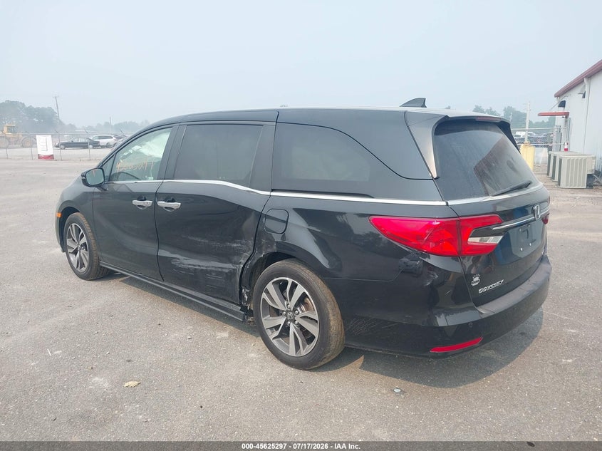 2022 Honda Odyssey Touring VIN: 5FNRL6H82NB068126 Lot: 45625297