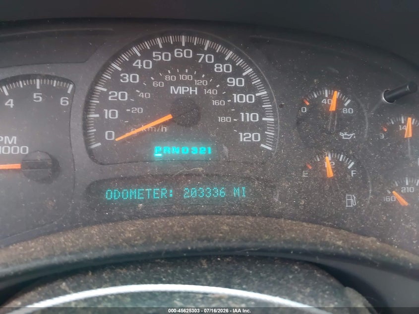 2003 GMC Yukon Xl 1500 Slt VIN: 3GKEC16Z63G168996 Lot: 45625303