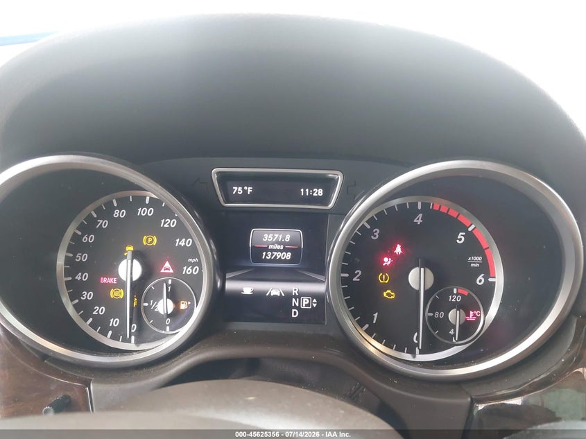 2013 Mercedes-Benz Ml 350 Bluetec 4Matic VIN: 4JGDA2EB7DA182313 Lot: 45625356