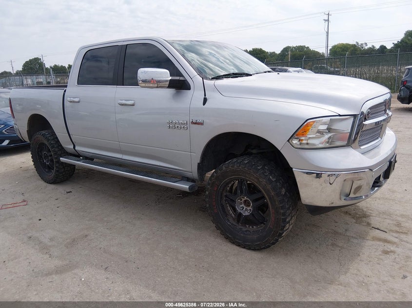Vin: 1c6rr7lt6js159503, lot: 46123852, ram 1500 lone star silver  4x4 5'7 box 2018 img_1