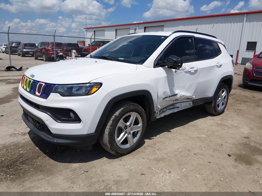 Vin: 3c4njdbn7rt581242, lot: 46123873, jeep compass latitude 4x4 20242