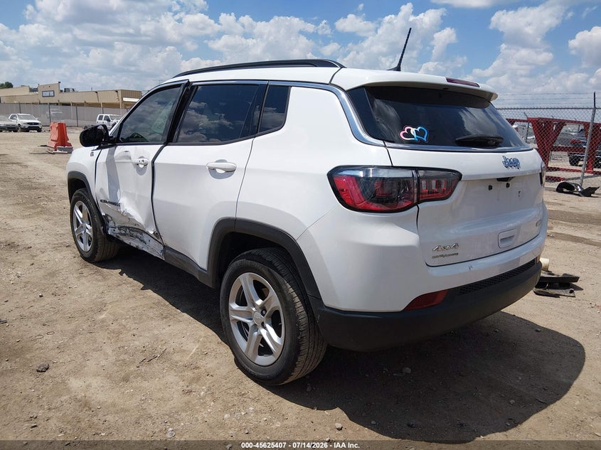 Vin: 3c4njdbn7rt581242, lot: 46123873, jeep compass latitude 4x4 20243
