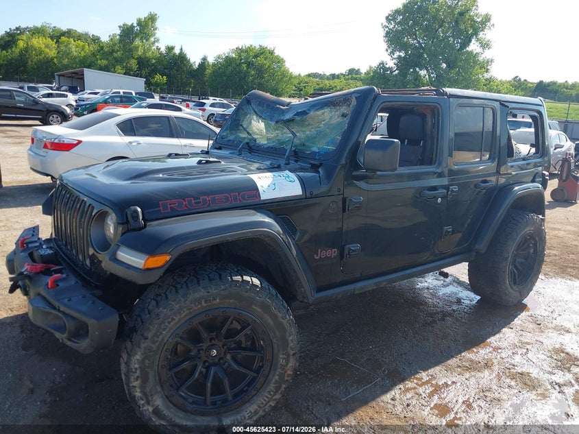 2019 Jeep Wrangler Unlimited Rubicon 4X4 VIN: 1C4HJXFG5KW525326 Lot: 45625423