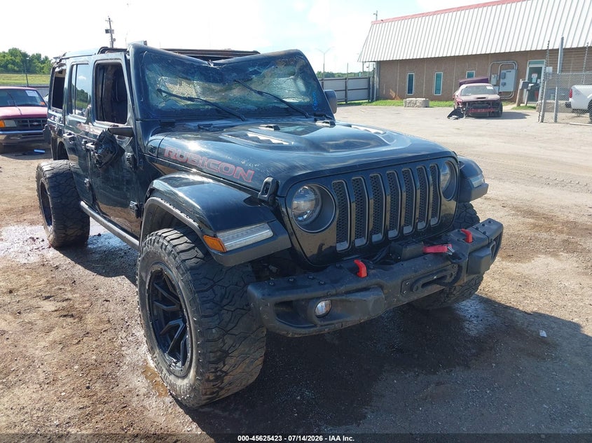 2019 Jeep Wrangler Unlimited Rubicon 4X4 VIN: 1C4HJXFG5KW525326 Lot: 45625423