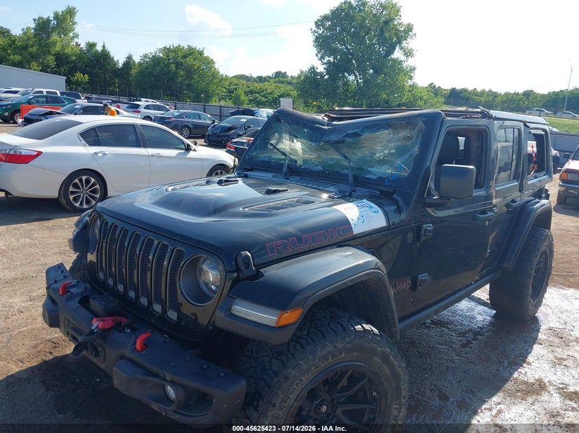 2019 Jeep Wrangler Unlimited Rubicon 4X4 VIN: 1C4HJXFG5KW525326 Lot: 45625423